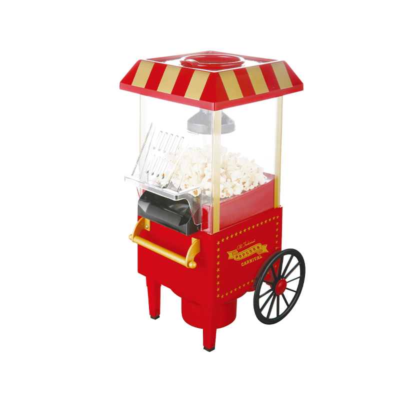 Máquina vintage de palomitas de maíz con aire caliente BJX-B009 con ruedas