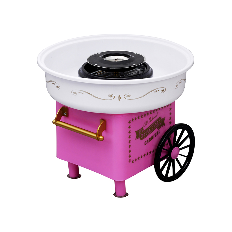 Máquina de dulces de algodón vintage BJX-C701 con ruedas