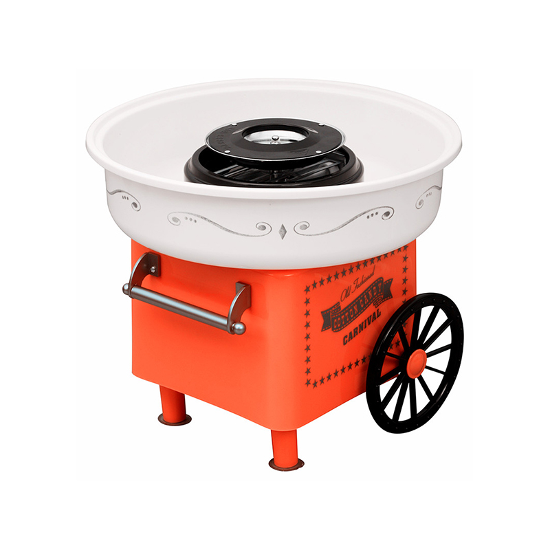 Máquina de dulces de algodón vintage BJX-C701 con ruedas