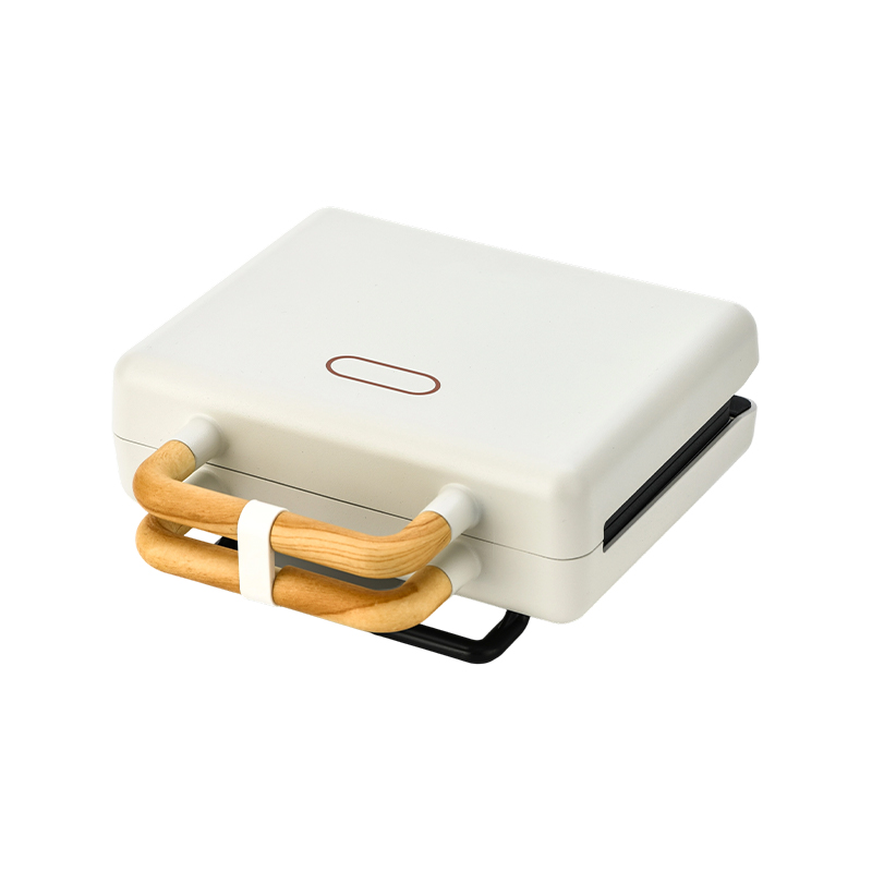 Máquina para hacer gofres de 2 rebanadas BJX-S003C de 800 W con placas fijas