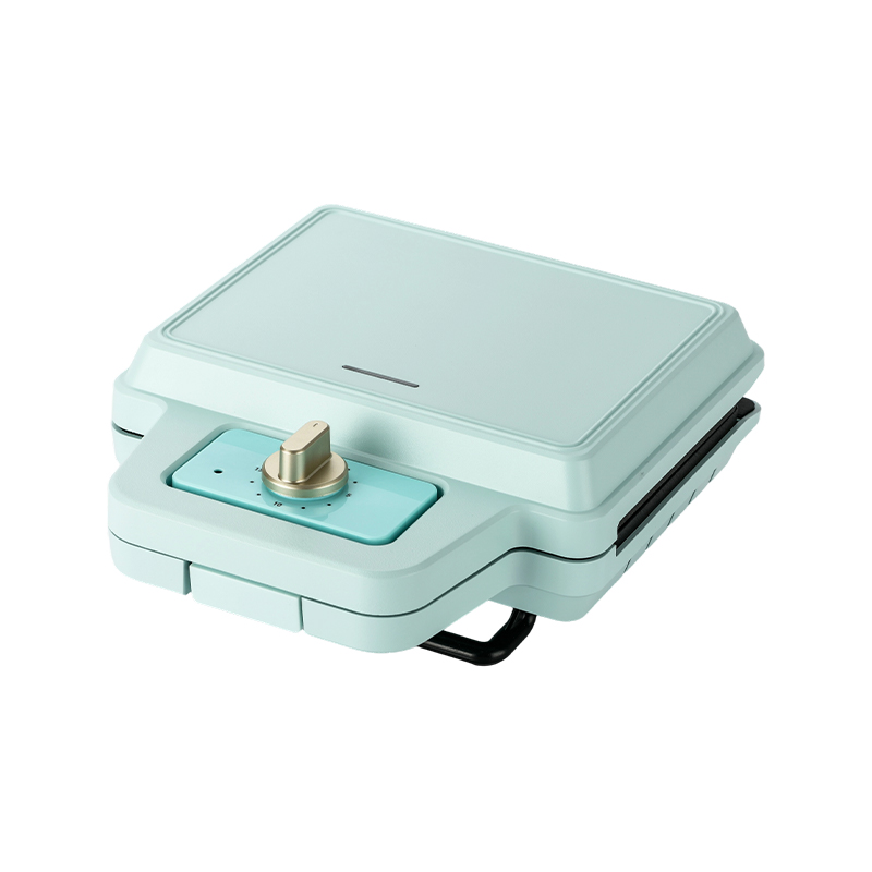 Máquina para hacer waffles tipo sándwich con placas extraíbles de 2 rebanadas BJX-S008 de 800 W