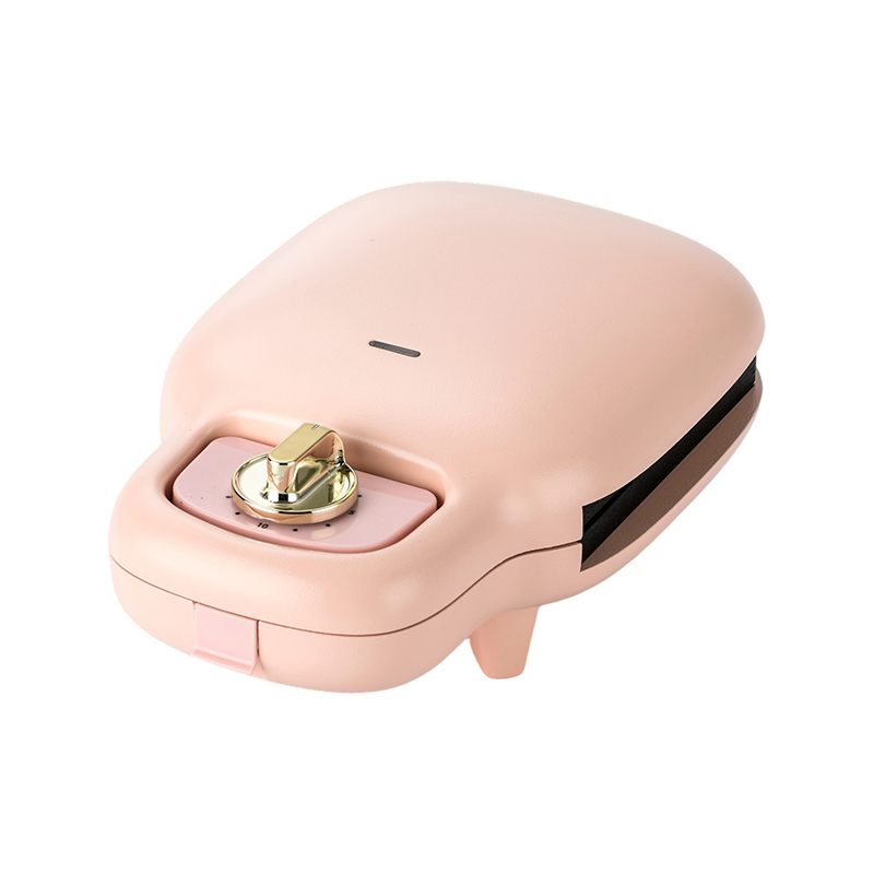 BJX-S013 Máquina para hacer sándwiches multifunción de una sola rebanada con temporizador de 15 minutos y placas extraíbles