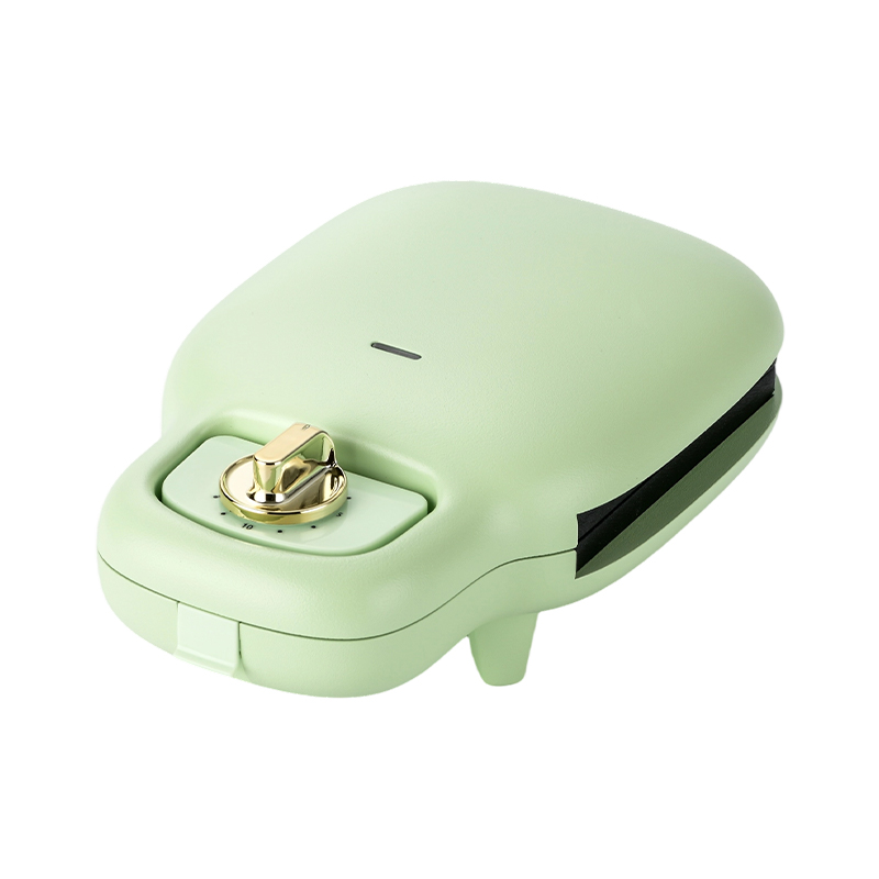 BJX-S013 Máquina para hacer sándwiches multifunción de una sola rebanada con temporizador de 15 minutos y placas extraíbles