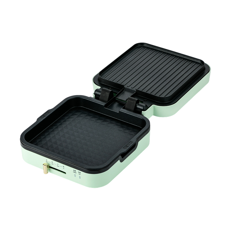 Parrilla BJX-S018 de 24x24cm con control de temperatura y placas extraíbles