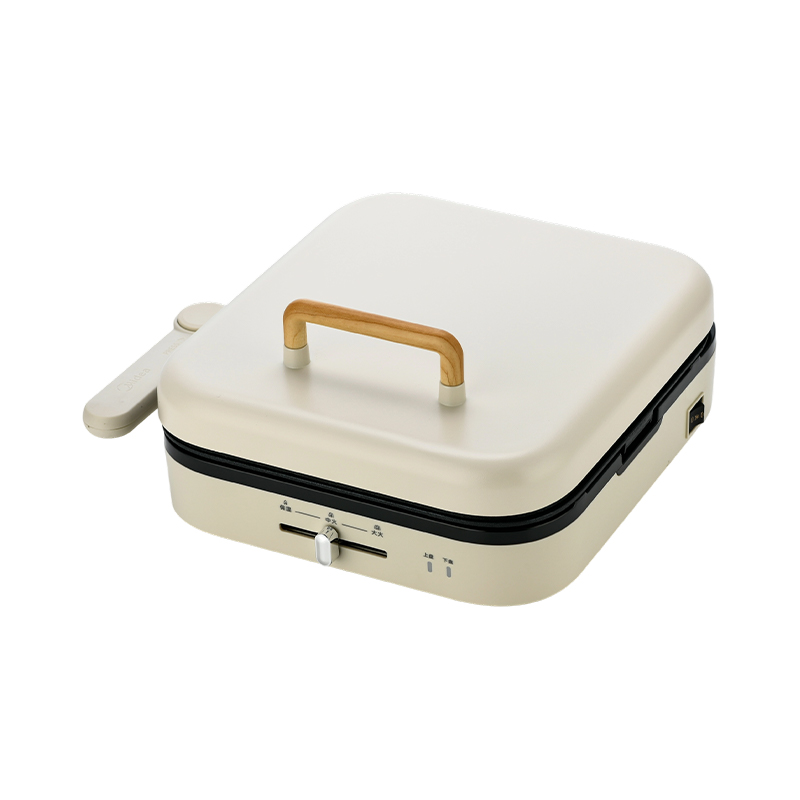 BJX-S023 28x28cm Placa grande con control de temperatura Panini & Grill Maker
