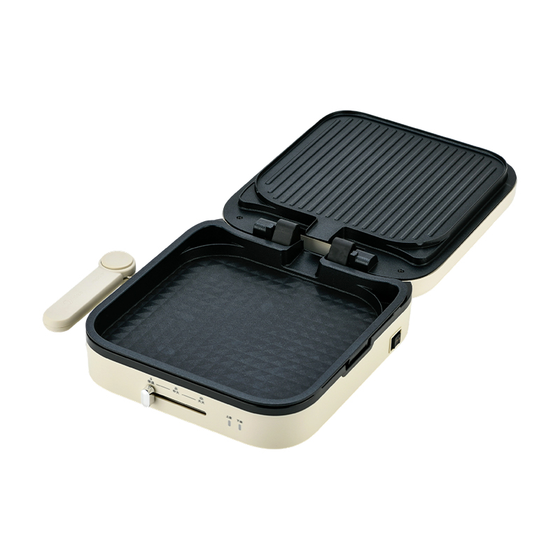 BJX-S023 28x28cm Placa grande con control de temperatura Panini & Grill Maker